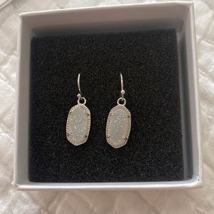 Kendra Scott Lee Silver Drop Earrings